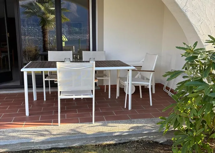 Viramonte - Charmantes Mit Pool & Seeblick דירה Gambarogno